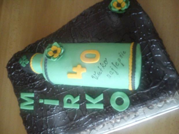 Čokoládovo-ovocná 40-tka :-), torta, Torty pre dospelých *, TinkyCake, 1