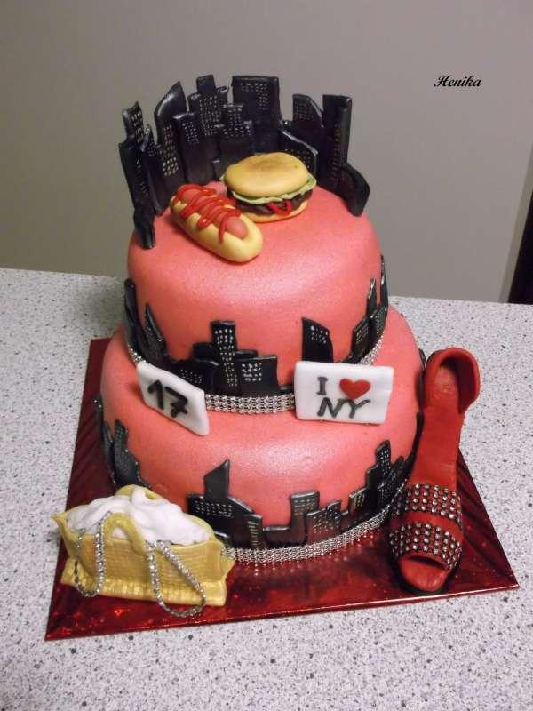 17 - I love New York, torta, Narodeninové torty 17 - I love New York, torta, Narodeninové torty, Henrieta24, 1