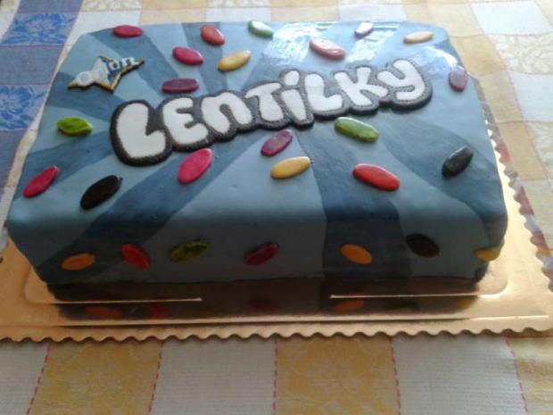lentilky, torta, Ostané torty pre deti, Stanislavka, 1