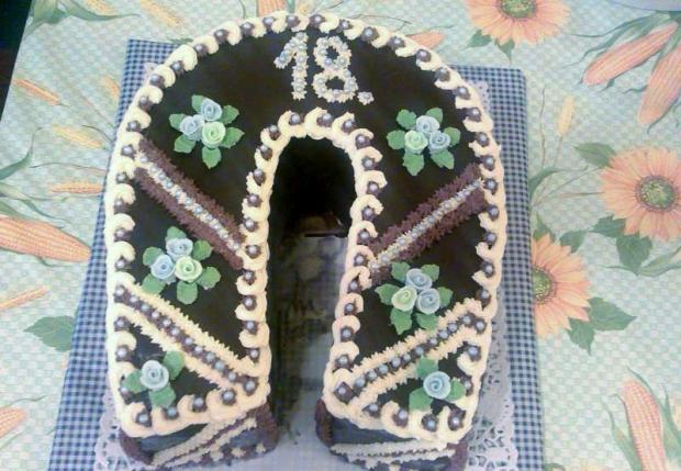 podkova, torta, Narodeninové torty, zabacka, 1