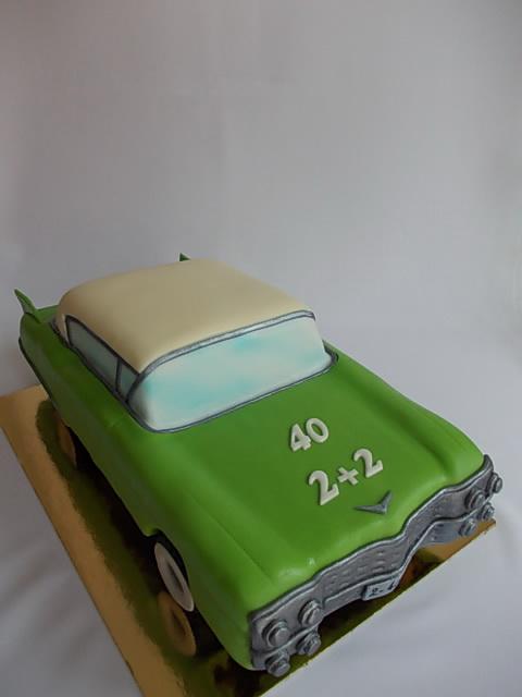 Cadillac na podvozku, torta, Torty autíčka, vláčiky Cadillac na podvozku, torta, Torty autíčka, vláčiky, kacarina, 1