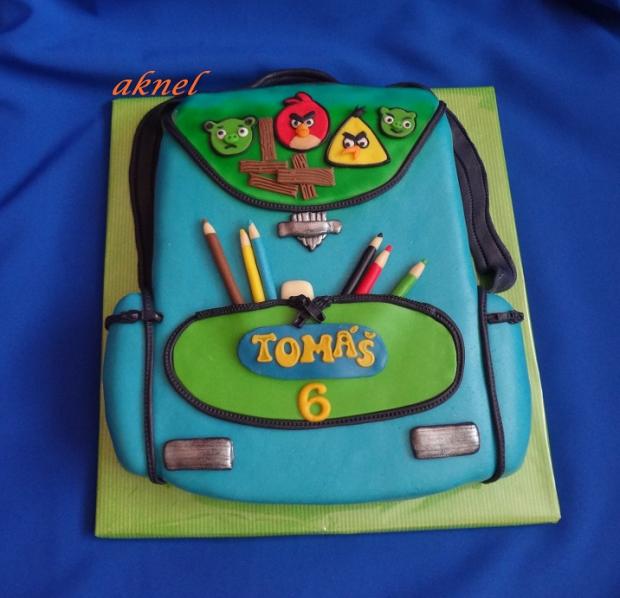 aktovka, torta, Ostané torty pre deti aktovka, torta, Ostané torty pre deti, aknel, 1