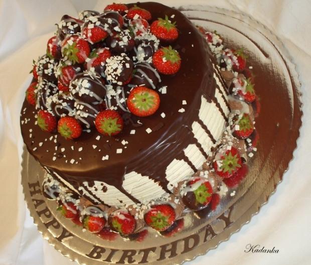 Čokoládová s jahodami, torta, Čokoládové torty Čokoládová s jahodami, torta, Čokoládové torty, Kadanka, 1