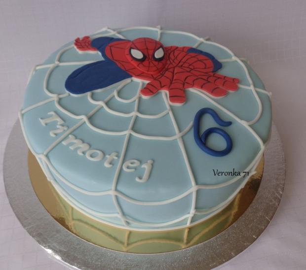 spiderman na torte, torta, Rozprávkové torty, Veronka 71, 1