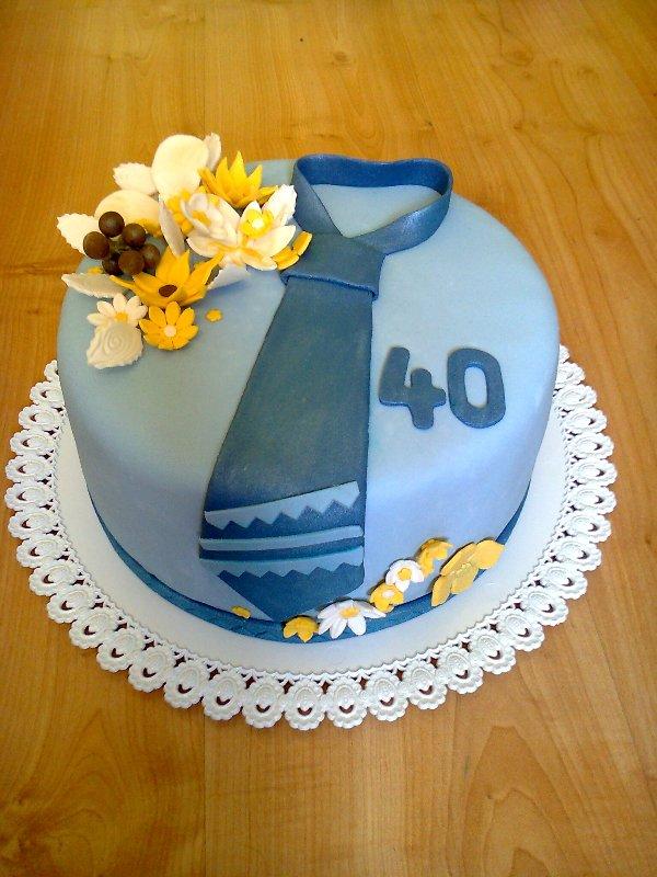 S kravatou, torta, Narodeninové torty, janig11, 1
