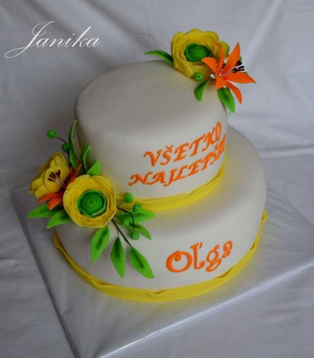 K narodeninám, torta, Narodeninové torty K narodeninám, torta, Narodeninové torty, janica1005, 1