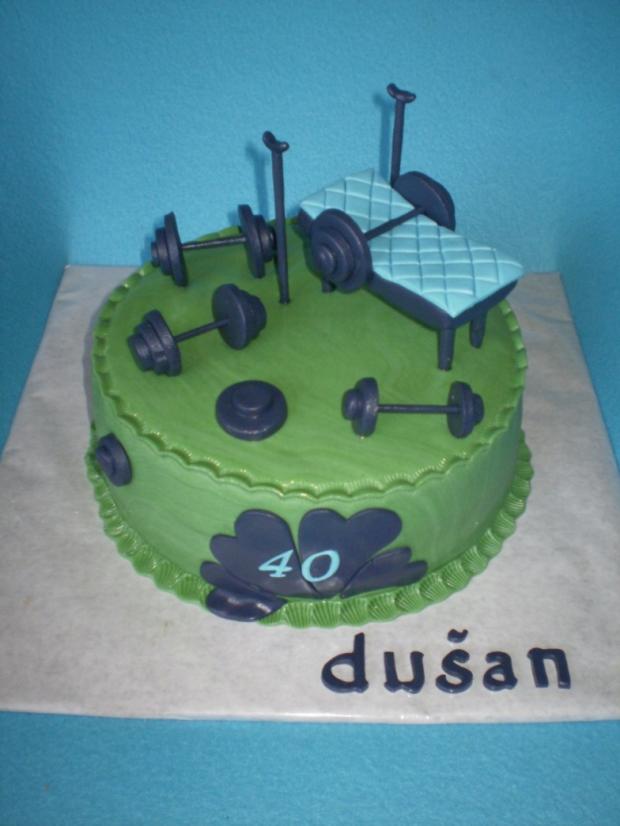 činky pre Dušana, torta, Narodeninové torty činky pre Dušana, torta, Narodeninové torty, , 1
