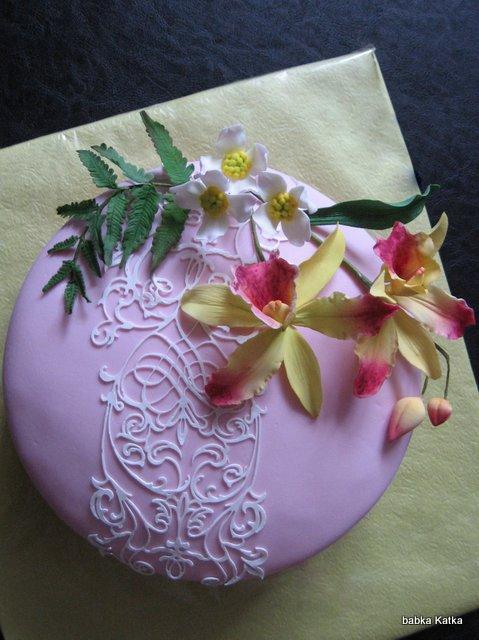 Orchideová, torta, Narodeninové torty Orchideová, torta, Narodeninové torty, babka Katka, 1