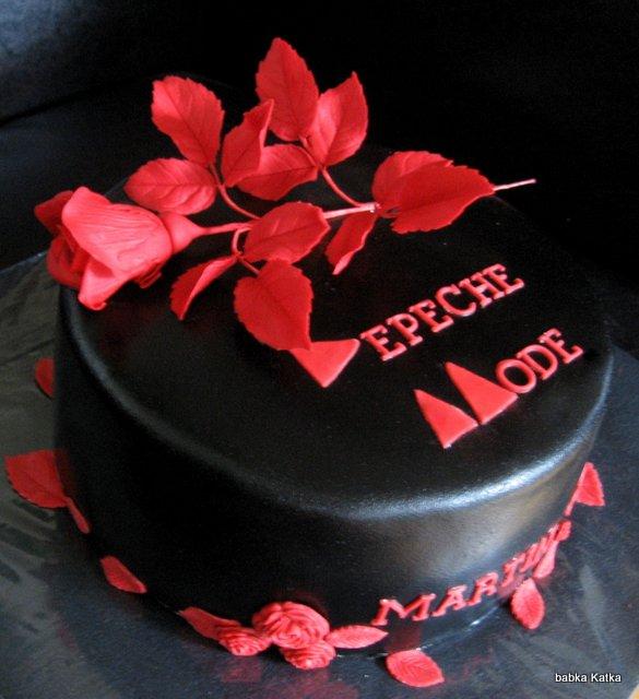Pre milovníka Depeche Mode, torta, Narodeninové torty Pre milovníka Depeche Mode, torta, Narodeninové torty, babka Katka, 1