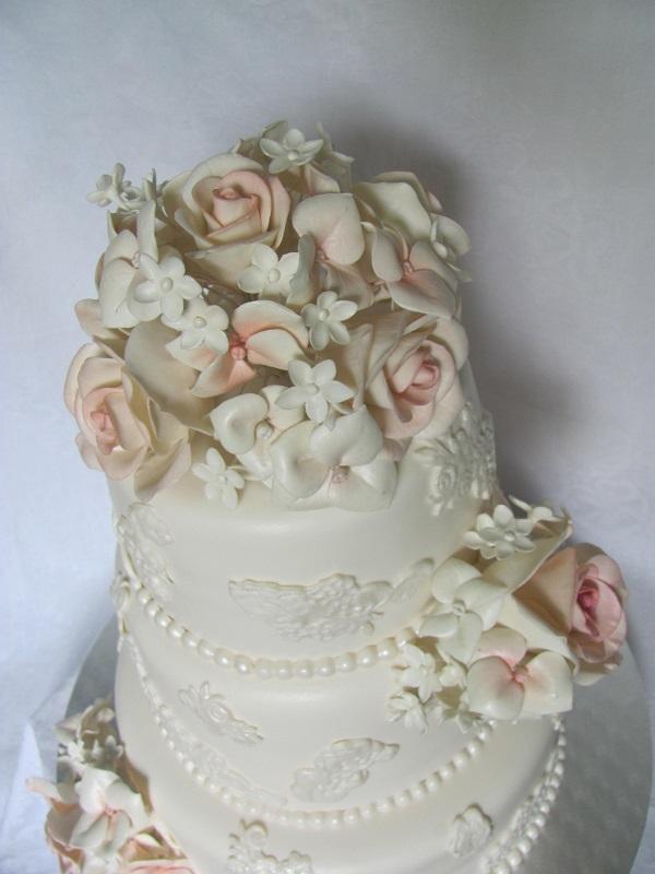 svadobná - detail zhora, torta, Svadobné torty svadobná - detail zhora, torta, Svadobné torty, Tatjana Dobrovičová, 1