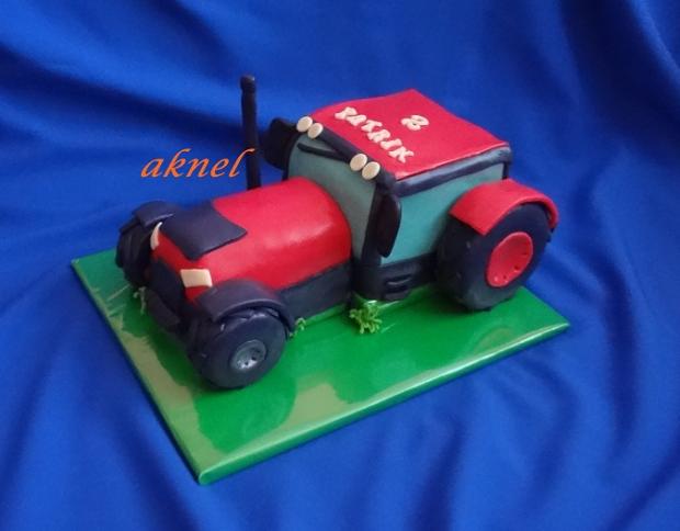 traktor, torta, Torty autíčka, vláčiky, aknel, 1
