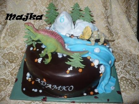 dinosauríky, torta, Torty so zvieratkami, xara226, 1