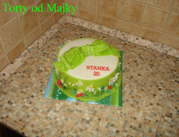 Letná s jahôdkami, torta, Narodeninové torty, drobecek, 1