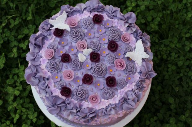 kvetinkova , torta, Narodeninové torty, Lucya, 1