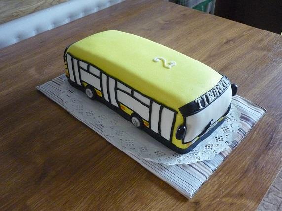 autobus pre Tiborka, torta, Torty autíčka, vláčiky autobus pre Tiborka, torta, Torty autíčka, vláčiky, jarka22, 1