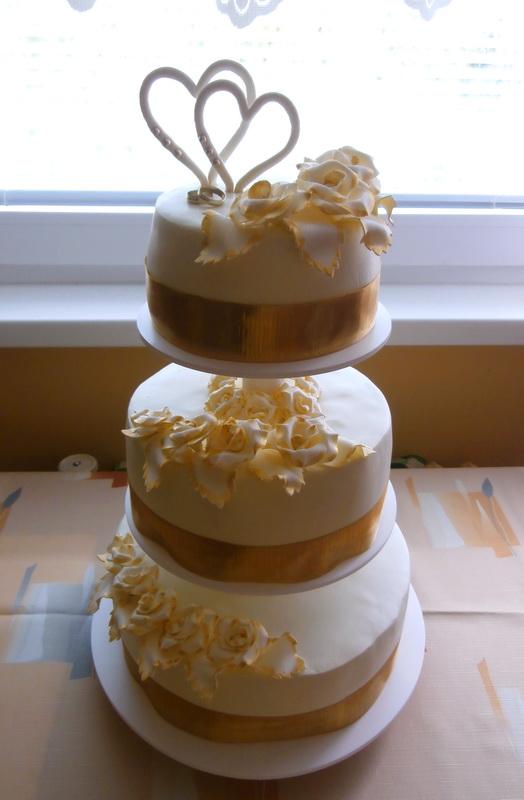 Poschodová svadobná, torta, Svadobné torty, Táňa123, 1