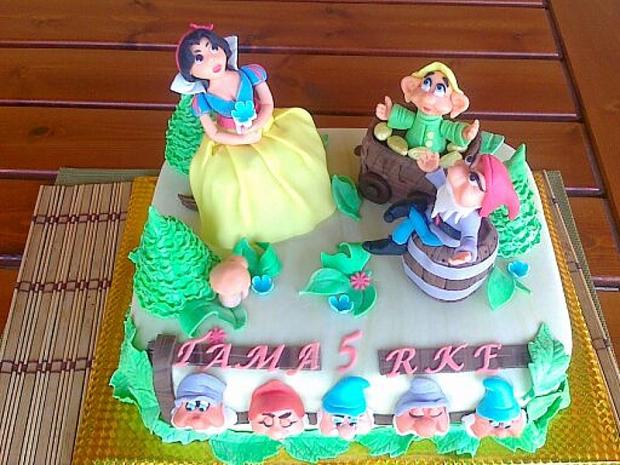 snehulienka, torta, Torty pre dievčatá snehulienka, torta, Torty pre dievčatá, AnajL, 1