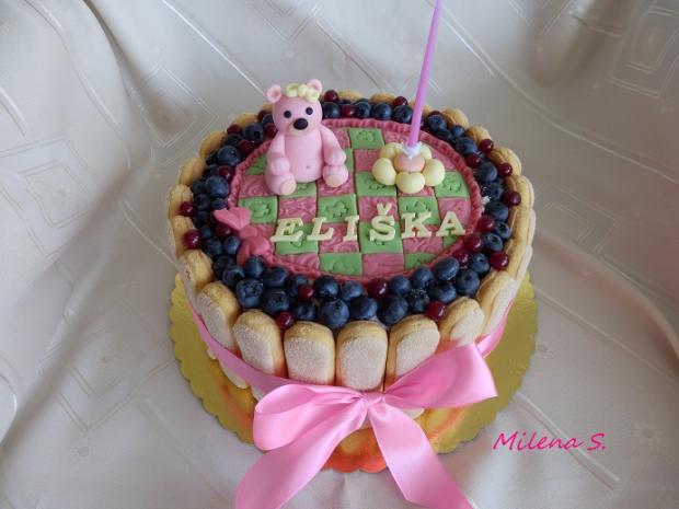 S medvídkem, torta, Narodeninové torty, Milinka, 1