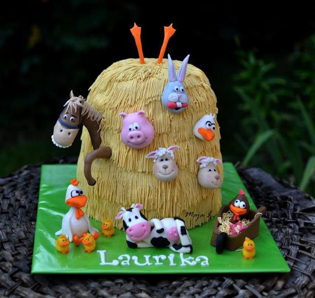 Na farme, torta, Torty so zvieratkami Na farme, torta, Torty so zvieratkami, mayaL30, 1