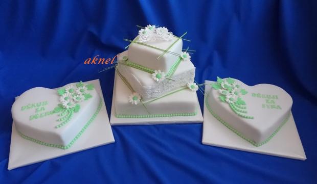 sada svatební, torta, Svadobné torty sada svatební, torta, Svadobné torty, aknel, 1