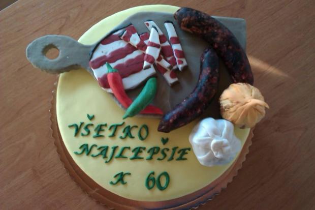 Pre gurmána k 60-tke, torta, Narodeninové torty, Marta Majernickova, 1