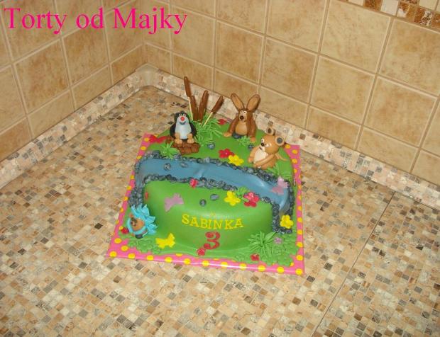 Krtečková pre Sabinku, torta, Rozprávkové torty, drobecek, 1