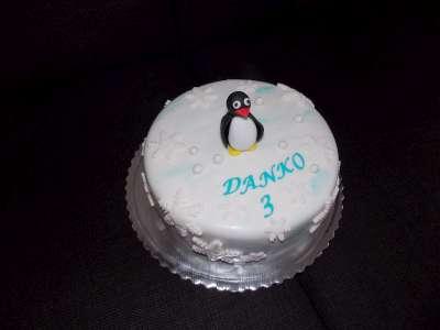 Pingu, torta, Rozprávkové torty, katarina79, 1