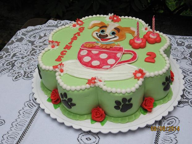 s pejskem, torta, Torty so zvieratkami s pejskem, torta, Torty so zvieratkami, zdenab., 1