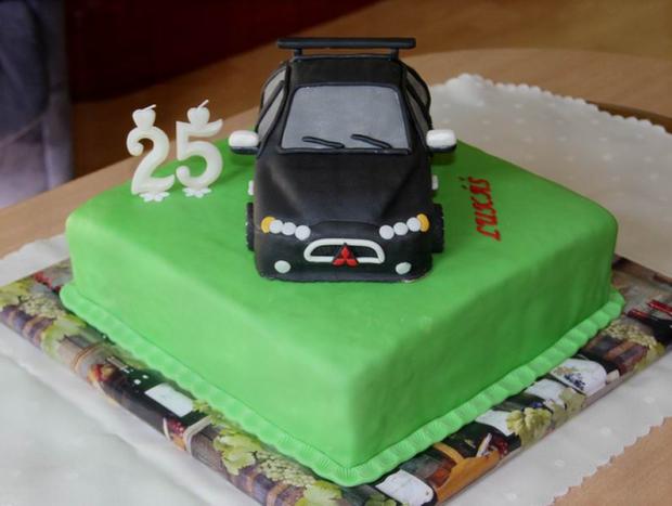 Že mitsubishi lancer, torta, Narodeninové torty, miskakiska, 1
