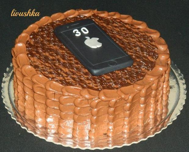 čokinova s mobilom, torta, Čokoládové torty čokinova s mobilom, torta, Čokoládové torty, livushka, 1