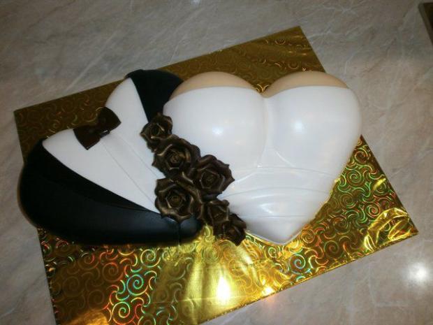 Srdcia, torta, Svadobné torty Srdcia, torta, Svadobné torty, Iveta Barlíková, 1