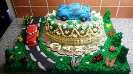 Pre Damiho, torta, Torty autíčka, vláčiky, juliag, 1