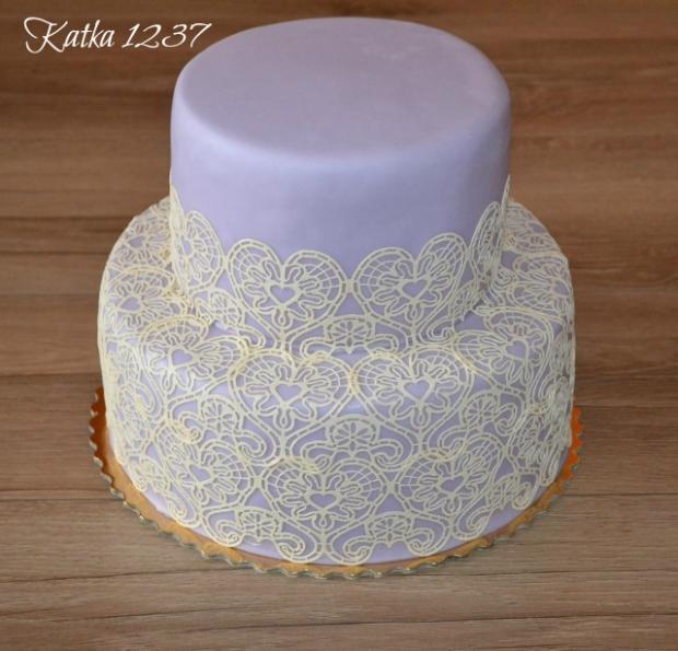 svadobná s čipkou, torta, Svadobné torty svadobná s čipkou, torta, Svadobné torty, katka1237, 1