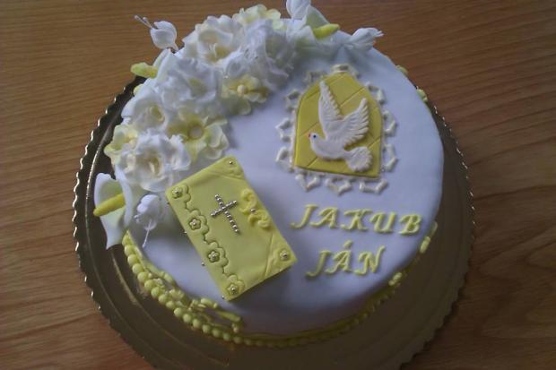 K birmovke, torta, Torty na cirkevné sviatky, Marta Majernickova, 1