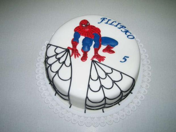 spiderman, torta, Rozprávkové torty, Gabima, 1