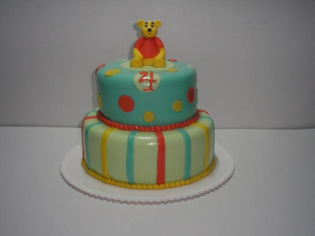 Macko Pú, torta, Rozprávkové torty, rozlozna, 1