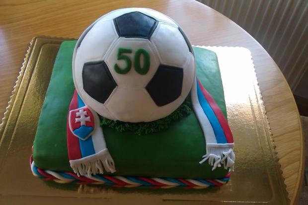 Lopta so šálom, torta, Športové torty, Marta Majernickova, 1
