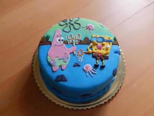 Spoonge Bob, torta, Rozprávkové torty, Lubka212, 1