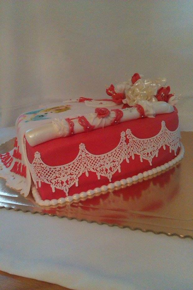 Detail na krajku , torta, Torty na krstiny, Marta Majernickova, 1