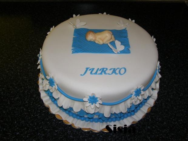 Krstinová pre Jurka, torta, Torty na krstiny Krstinová pre Jurka, torta, Torty na krstiny, Sisja, 1
