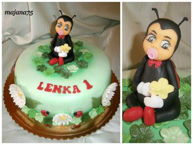 s lienkou, torta, Torty so zvieratkami s lienkou, torta, Torty so zvieratkami, majana75, 1