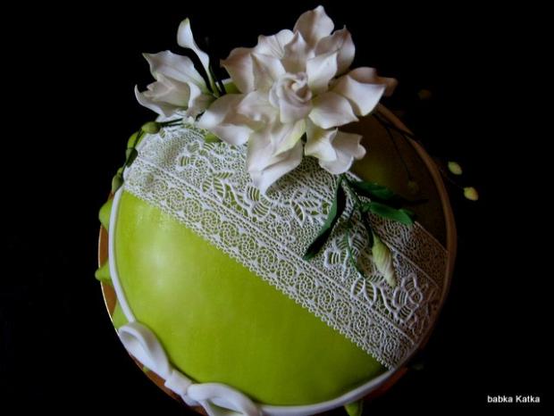 S gardeniou, torta, Narodeninové torty S gardeniou, torta, Narodeninové torty, babka Katka, 1