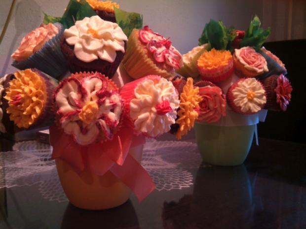 Kytice z cupcakes, torta, Netradičné torty, Danval, 1