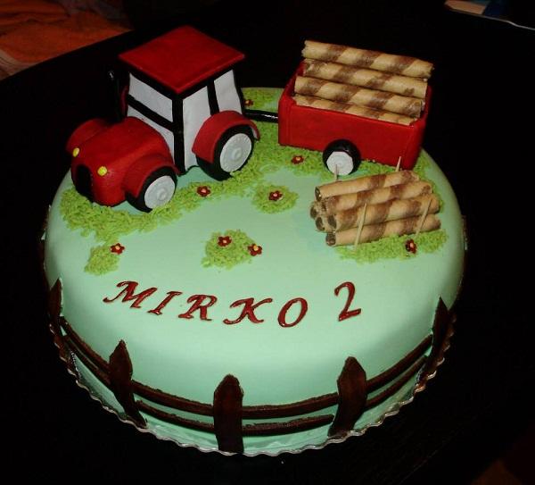 traktor, torta, Torty autíčka, vláčiky, silvia27, 1