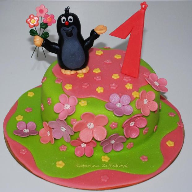 veselý Krtko, torta, Rozprávkové torty veselý Krtko, torta, Rozprávkové torty, Katarina139, 1