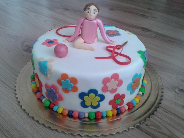 Pre gymnastku, torta, Torty pre dievčatá, Drozdica, 1