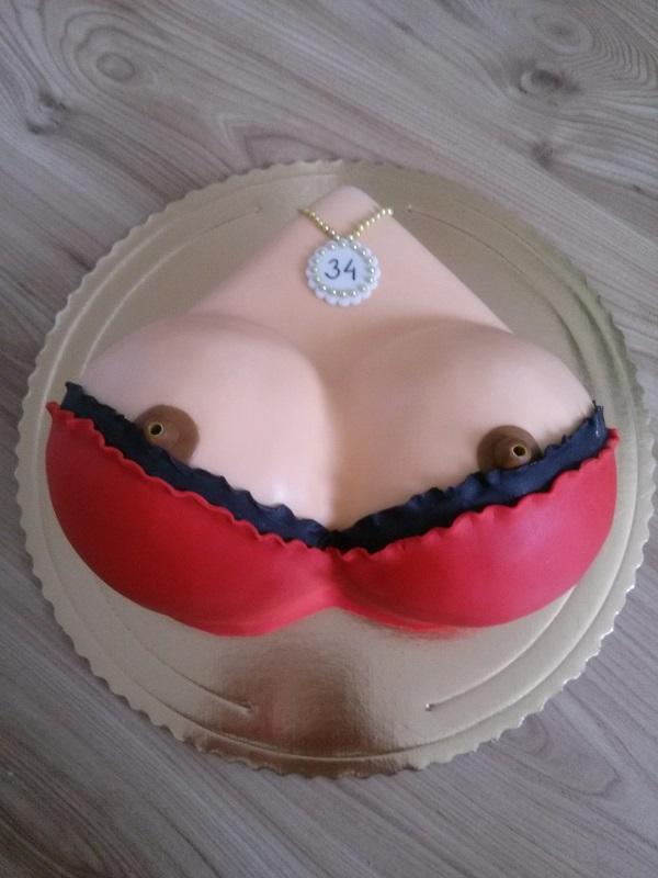 Prsia plnené vaječným likérom, torta, Torty pre dospelých *, Drozdica, 1