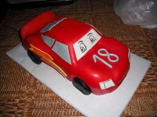 auto cars, torta, Torty autíčka, vláčiky, ErikaR, 1