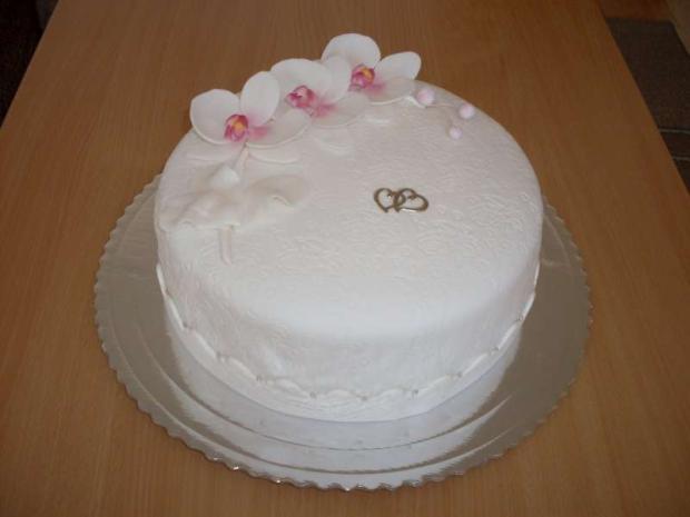 SVADOBNÉ ORCHIDEJE, torta, Svadobné torty SVADOBNÉ ORCHIDEJE, torta, Svadobné torty, Mária Vašová, 1