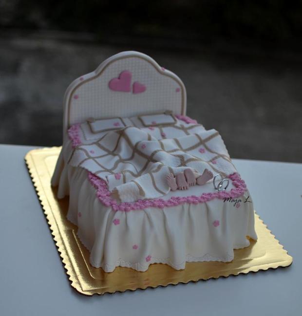 postel :-), torta, Svadobné torty postel :-), torta, Svadobné torty, mayaL30, 1